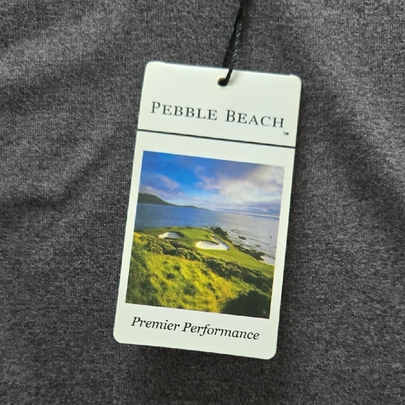 Pebble Beach Gray Short Sleeve Polo Size XL - Picture 7 of 12